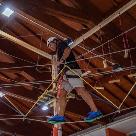 Percorso sospeso indoor ad Andalo Life