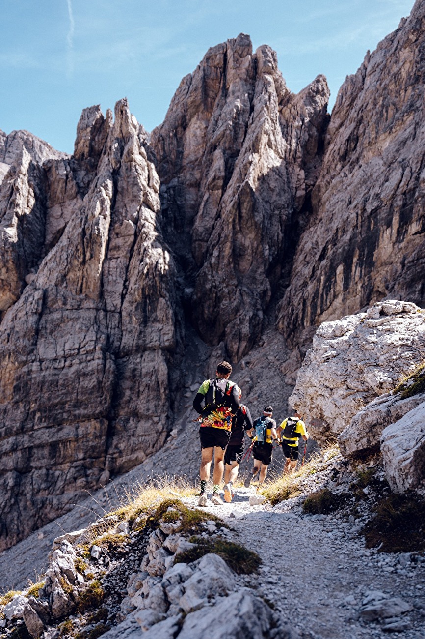 Trail runner sulle Dolomiti di Brenta